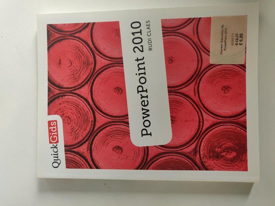 Cover van het boek 'Quickgids PowerPoint 2010' van R. Claes