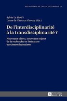 Philosophie Und Transkulturalit�t / Philosophie Et Transculturalit�- De l'interdisciplinarit� � la transdisciplinarit� ?