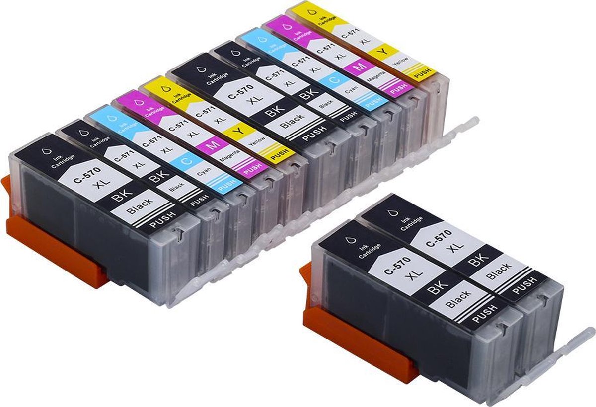 KATRIZ huismerk voor|canon cartridge 570XL 571XL 570 571 | Pixma MG