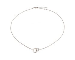 foto van Ketting met 2 ringen zoals bijvoorbeeld deze (maar misschien beter samen uitkiezen)