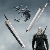 The Witcher Geralt zwaard Netflix 122cm wit