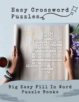 Easy Crossword Puzzles Big Easy Fill In Word Puzzle Books