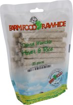 Farm Food Rawhide Dental Munchie Hart Hondensnacks - Rund - 10 cm 35 x 8 g