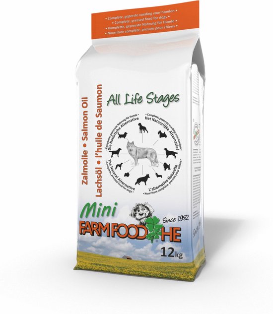 Farm Food Zalmolie Mini Zalm - Hondenvoer - 12 kg
