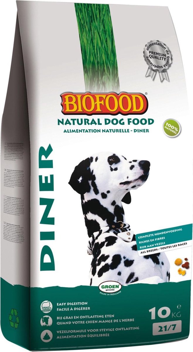 Biofood Diner hondenvoer 10 KG