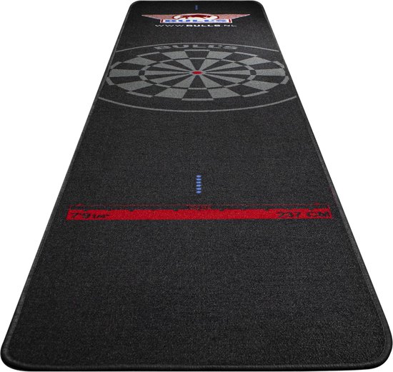 Bull's Carpet Dartmat 300x65 cm zwart met zwarte stik van Bull's — afbeelding 2
