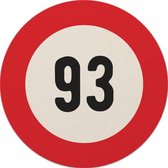 Bierviltjes 93 jaar | Bierviltjes 20 stuks | Bierviltjes verjaardag| Bierviltjes gefeliciteerd