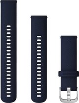 Garmin Quick Release Siliconen Horlogebandje - 22mm Polsbandje - Wearablebandje - Donkerblauw