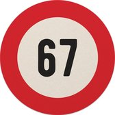 Bierviltjes 67 jaar | Bierviltjes 20 stuks | Bierviltjes verjaardag| Bierviltjes gefeliciteerd