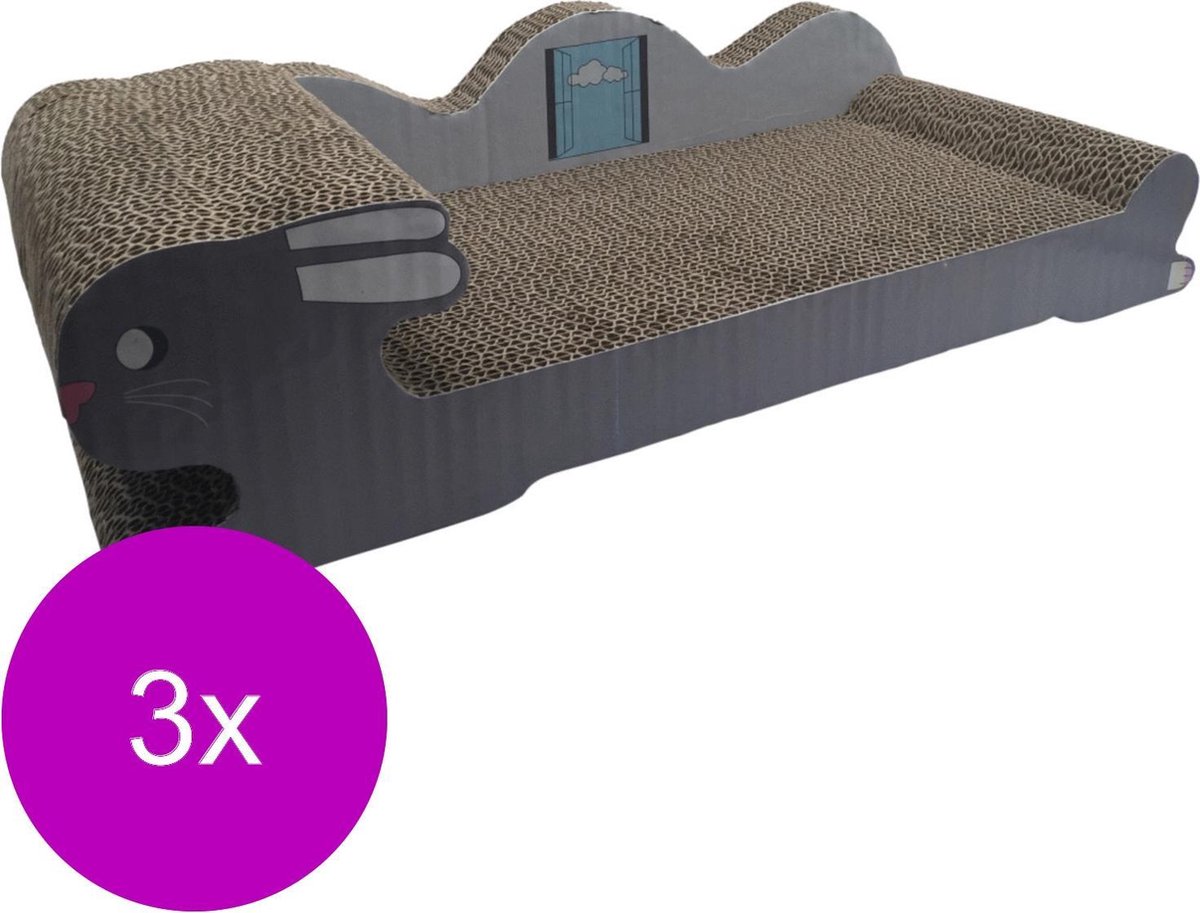 Adori Krabplank Knaag - Speelgoed - 3 x 50x22x13 cm