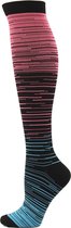 Compressiekousen hardlopen dames en heren - Swift Neon - Maat 36-40 S/M - Roze
