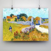 Affiche Ferme en Provence - Vincent van Gogh - 70x50cm