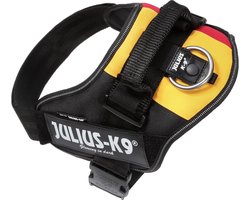 Julius K9 IDC Powertuig/Harnas - Maat 0/58-76cm - M - BELGISCHE VLAG KLEUR