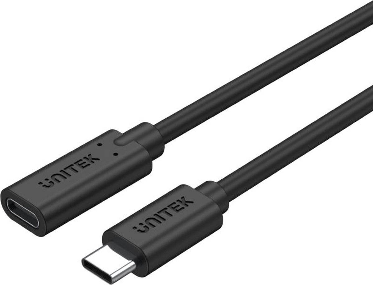 UNITEK C14086BK USB-kabel USB 3.2 Gen 2 (3.1 Gen 2) 0,5 m USB C Zwart