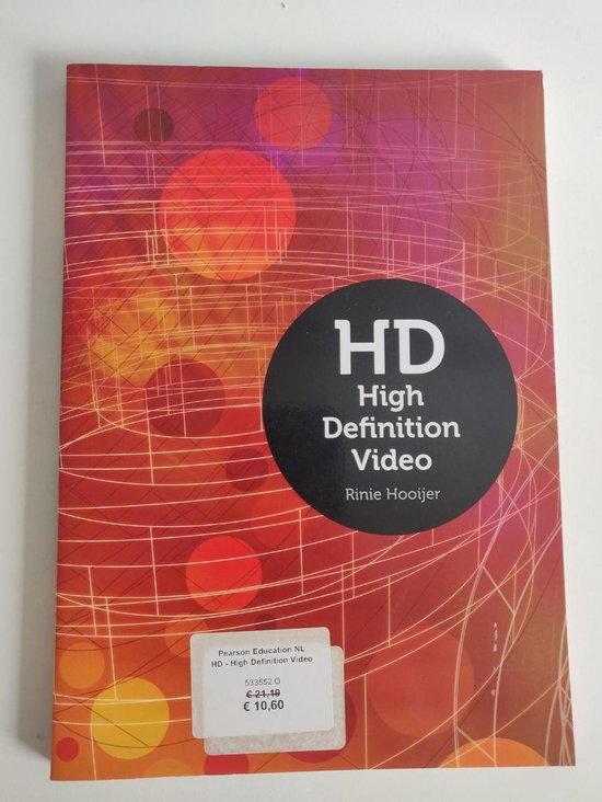 Cover van het boek 'HD - High Definition Video' van Rinie Hooijer