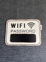 Tekstbord/krijtbord WIFI Password - 39*29 cm