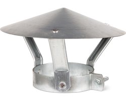 Gegalvaniseerde Regenkap 150mm voor Kachelpijp