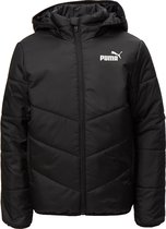 Puma Essential Padded Hooded Winterjas Zwart Kinderen - Maat 116