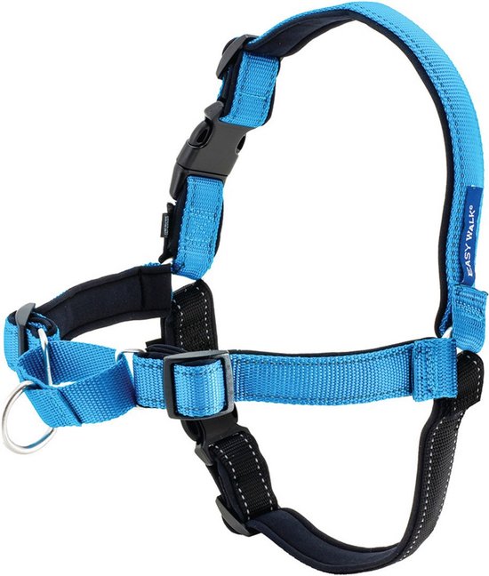 PetSafe Easy Walk® Deluxe Harness - Hondentuig - Blauw - L -1,8 m