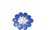 RFID-Badge-Tags-Blauw- met sleutelring 10 stuks Per Pak-keypad-deuropener.