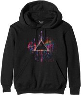 Pink Floyd Hoodie/trui -XXL- Dark Side Of The Moon Pink Splatter Zwart