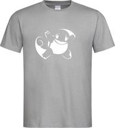 Grijs T-Shirt “ Pokemon / Squirtle “ print Wit Size L