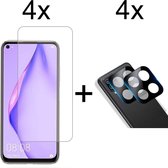 Huawei P40 Lite screenprotector 4 stuks - Huawei P40 Lite camera screenprotector - 4 stuks