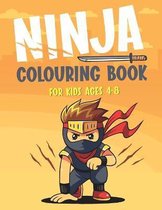 Ninja Colouring Book for Kids Ages 4-8