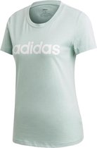 adidas Essentials Slim Shirt Dames - sportshirts - groen - maat S