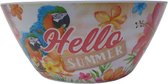 Kom XL " Hello Summer " - Multicolor - Melamine - Ø 24.5 x 12 cm - Rond