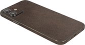 ScreenSafe Skin iPhone 12 Brown Leather zonder logo