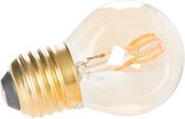 Nancy's Galena Park Bulb - Modern - Goud, Transparant - Glas, IJzer - 4,5 cm x 7 cm x cm