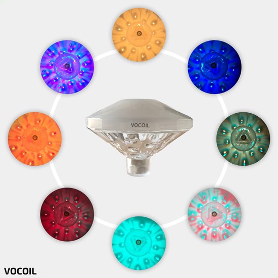 Vocoil Onderwater Lichtshow - LED Onderwaterlamp - Zwembadverlichting - Discolamp - Badspeeltje