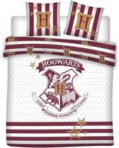 Warner Bros. Dekbedovertrek Hogwarts 240 X 220 Cm /Rood