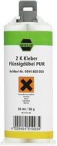 2-Componentenlijm flacon 50ml - Polyurethan 3 stuk(s)