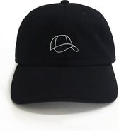 Dad Brand Pet HAT BLACK - Premium Baseball Cap/Trucker Cap - Zwarte Pet Heren
