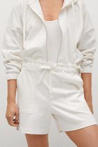 Mango Broek Katoenen Shorts Met Zakken 17050260 01 Dames Maat - S
