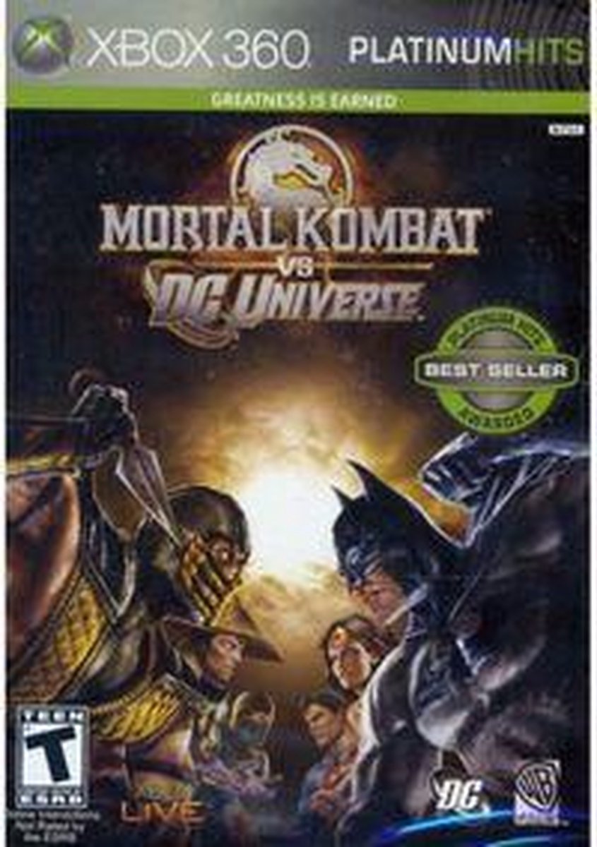 Midway Mortal Kombat vs. DC Universe, Xbox 360, Xbox 360, Multiplayer modus, T (Tiener)