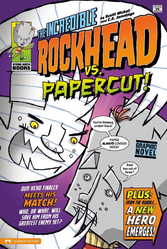 The Incredible Rockhead - The Incredible Rockhead vs Papercut!