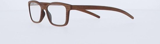 5one® Walnut Brown Leesbril +1 - Houten Leesbril +1 met bruin montuur |  bol.com