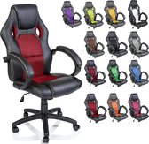 E-Sports - Game stoel - Ergonomisch -Bureaustoel - Verstelbaar- Racing.  - Gaming Chair - Zwart / Rood