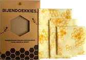 Bijendoekkies - Bijenwas wraps - Set: Well, honey - herbruikbare boterhamzakjes - duurzaam