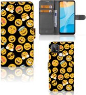 Flip Cover OPPO A15 Telefoon Hoesje Emoji