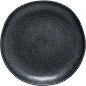 Costa Nova - livia zwart - dinerbord - aardewerk - 28 cm rond