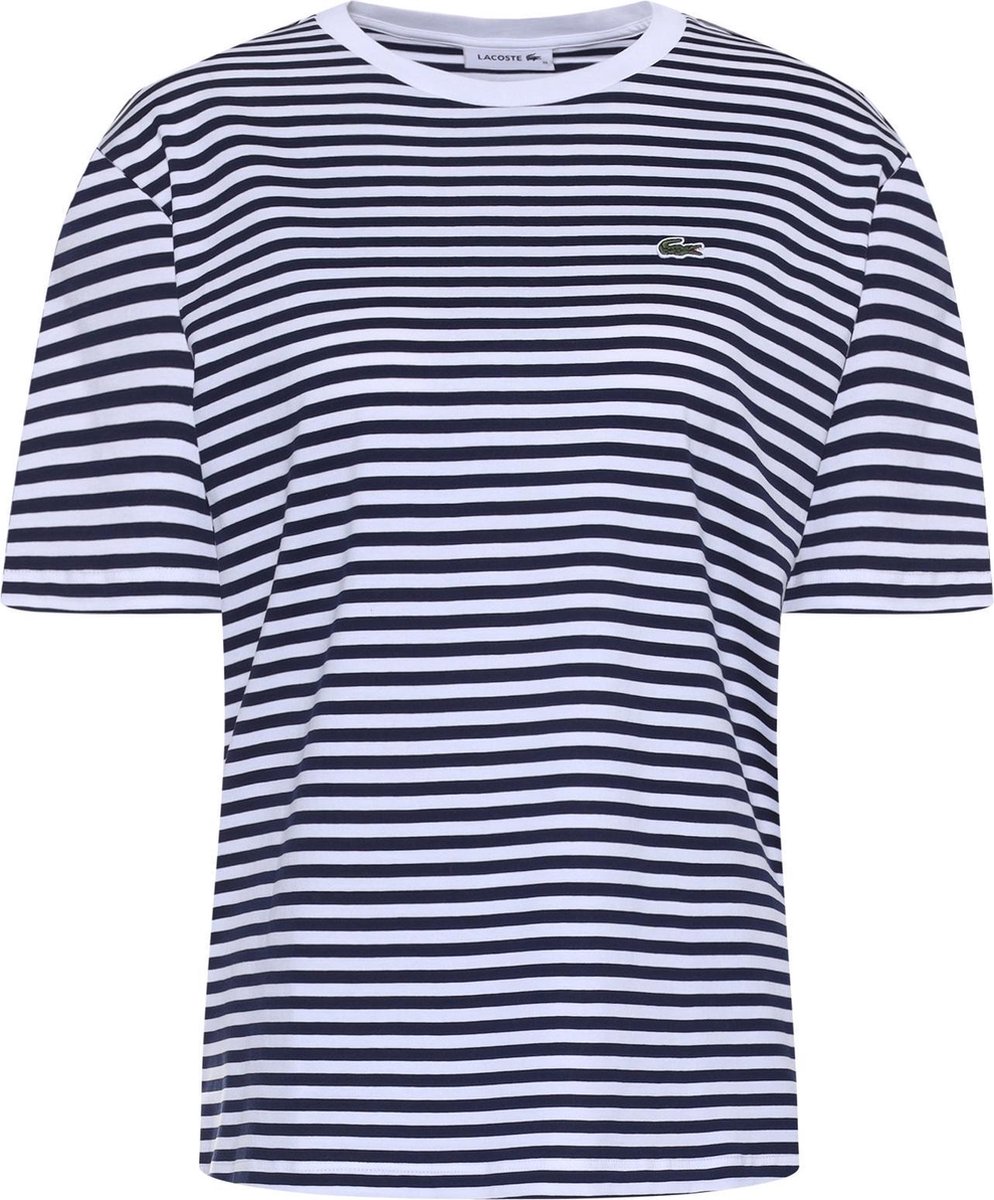 Lacoste Dames T-shirt Marineblauw