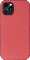 BMAX Siliconen hard case hoesje voor Apple iPhone 12 Pro / Hard Cover / Beschermhoesje / Telefoonhoesje / Hard case / Telefoonbescherming - Dragon Fruit/Roze
