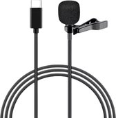 Professionele microfoon voor iPhone en iPad - Lavalier Clip On systeem - USB Type-C aanlsuiting - 1.5 meter kabel