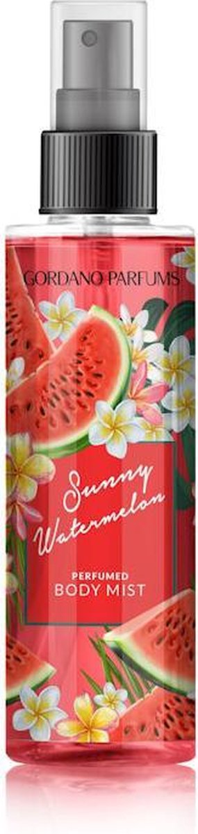 Gordano Parfums - Body Mist Sunny Watermelon – 200 ml – Verfrissende Body Spray – Fruitige Geur