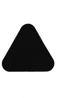 Haaientanden (20 stuks) - Zwart 100 x 91 mm Anti-slip-vloersticker