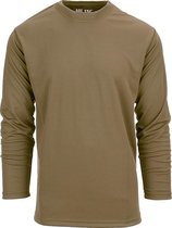 101 INC - Tactical t-shirt Quick Dry long sleeve (kleur: Coyote / maat: S)
